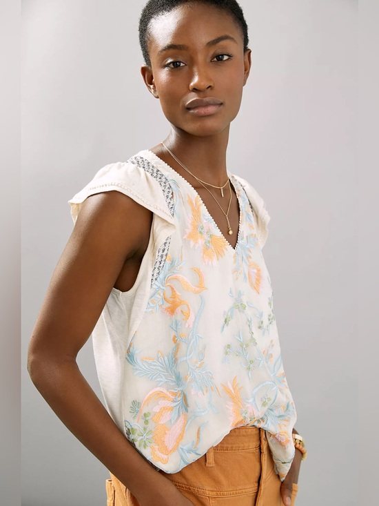 Anthropologie Tops - Tiny by Anthropologie Freida Floral Top